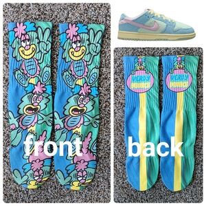 Verdy dunks socks